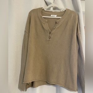 Mod Ref tan sweater